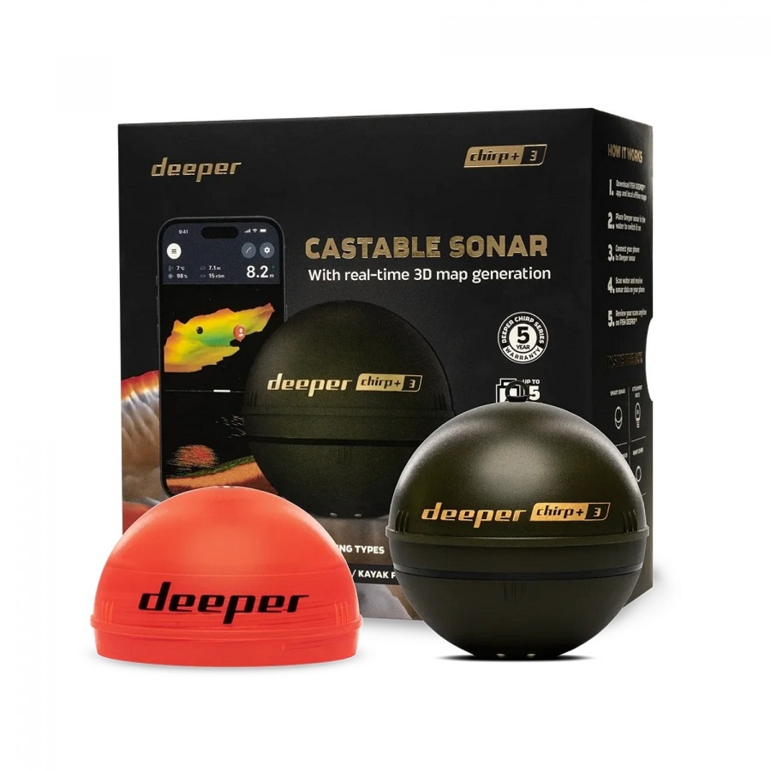 Покупка Эхолот Deeper Smart Sonar CHIRP+ 3 в Минске Беларуси